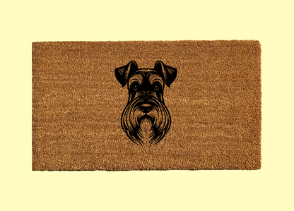 Schnauzer Welcome Door Mat