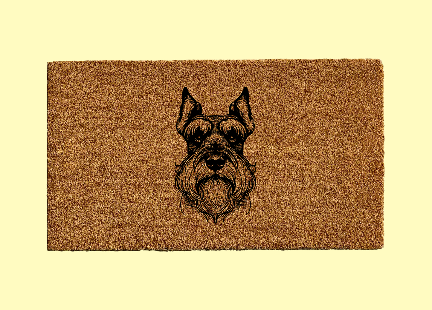 Schnauzer Welcome Door Mat