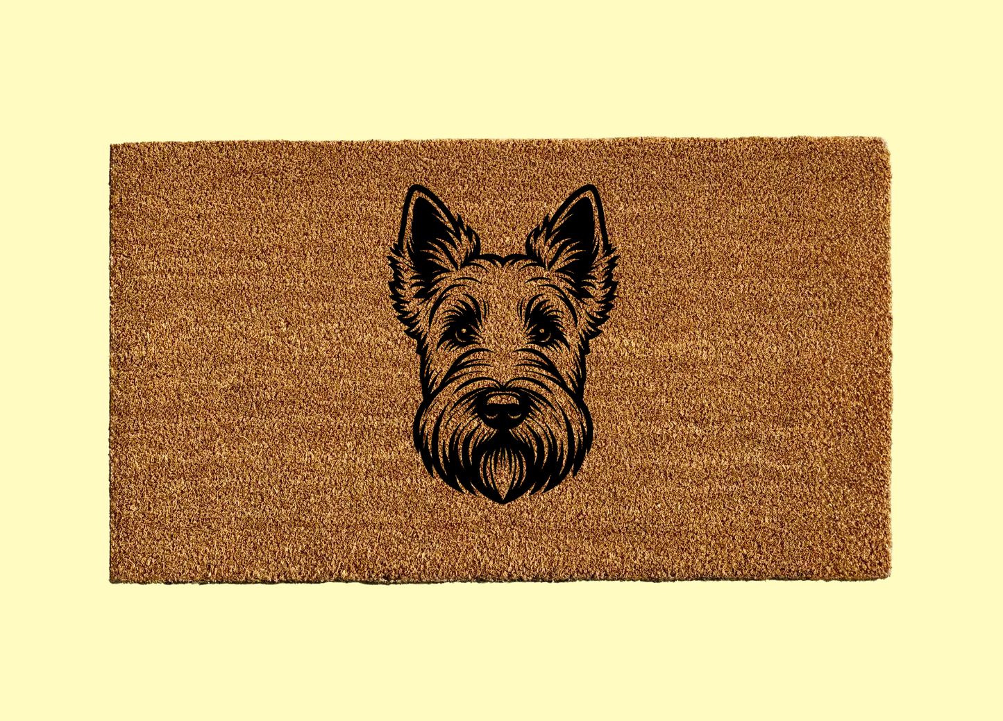 Scottish Terrier Welcome Door Mat
