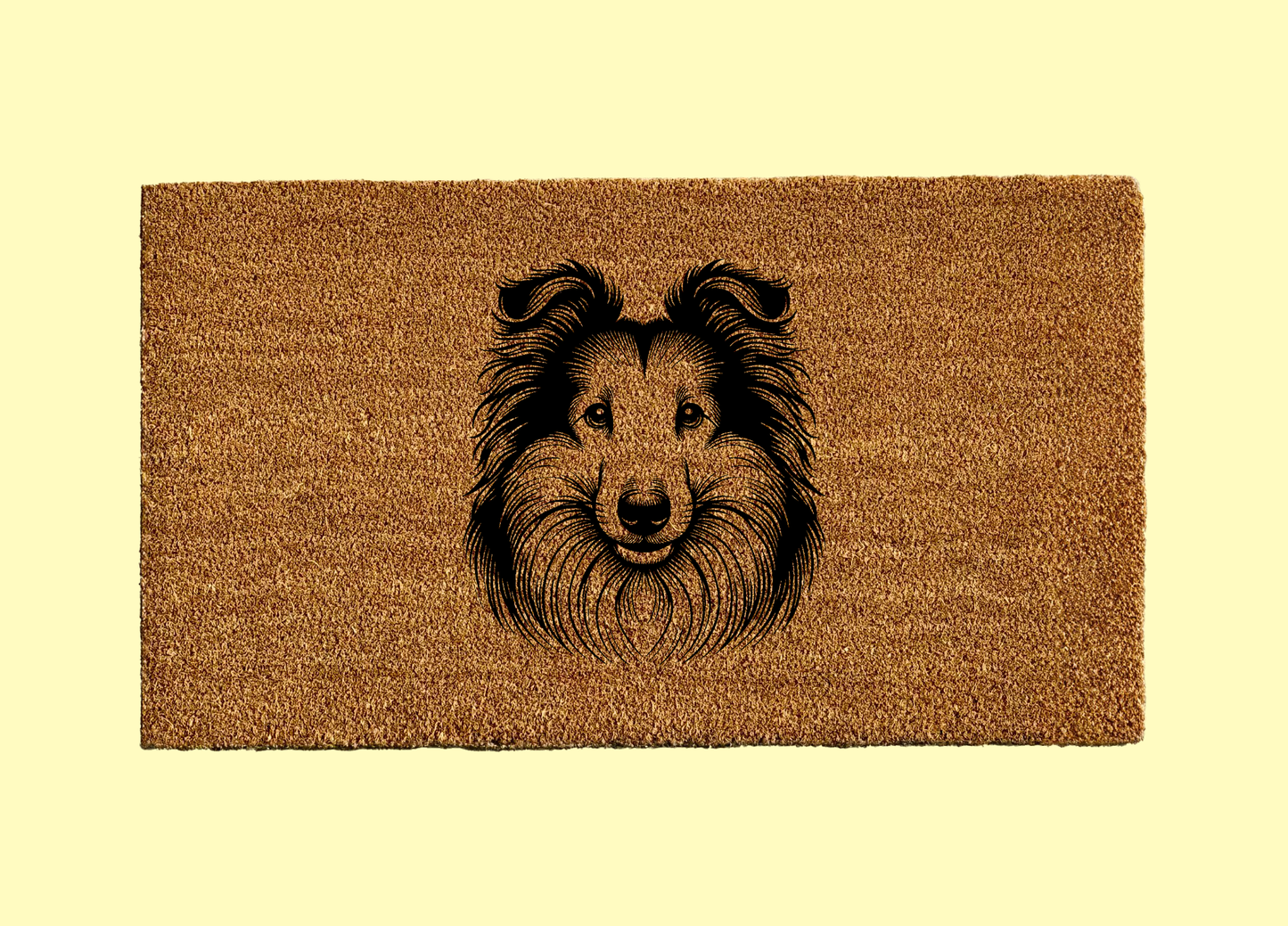 Shetland Sheepdog Welcome Door Mat