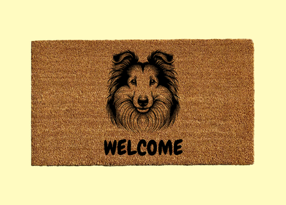 Shetland Sheepdog Welcome Door Mat