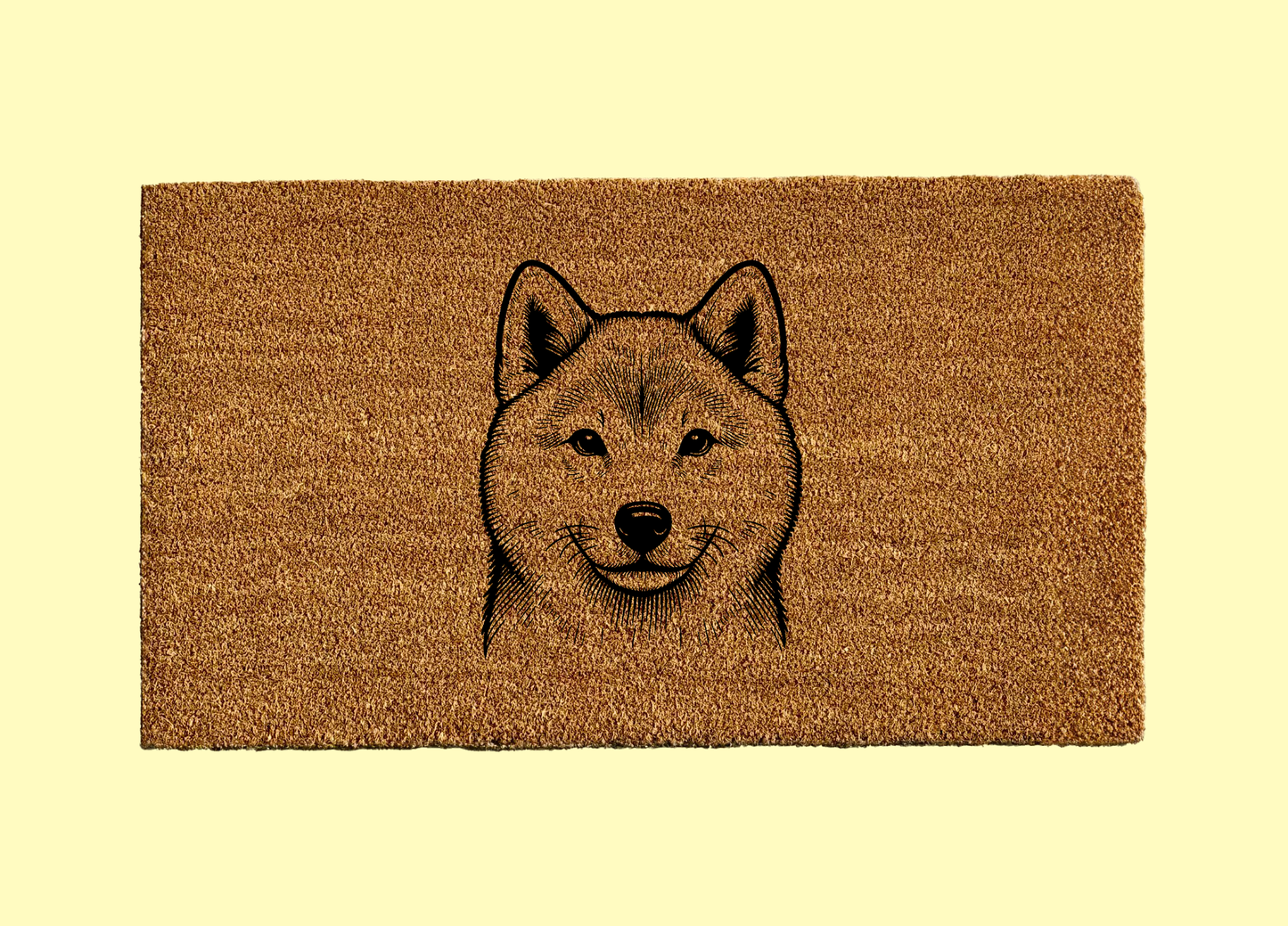 Shiba Inu Welcome Door Mat