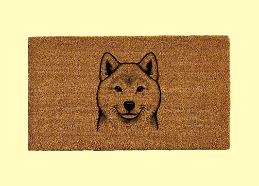 Shiba Inu Welcome Door Mat