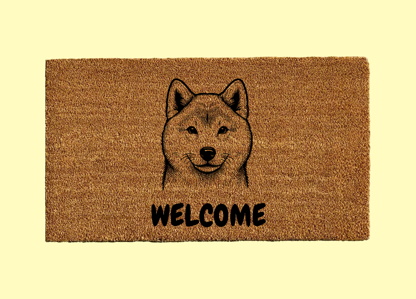Shiba Inu Welcome Door Mat