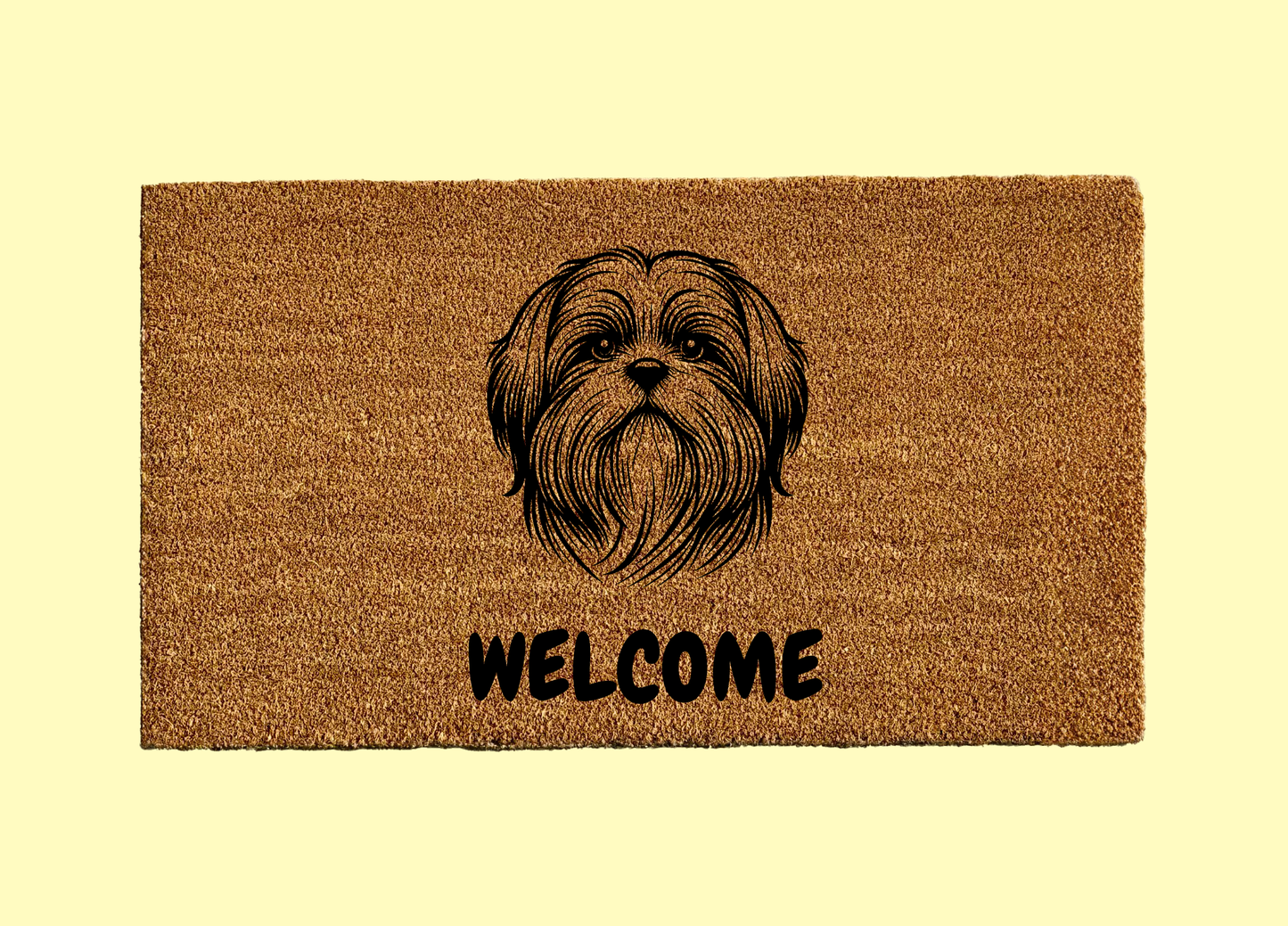 Shih Tzu Welcome Door Mat