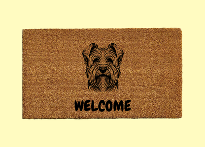 Skye Terrier Welcome Door Mat