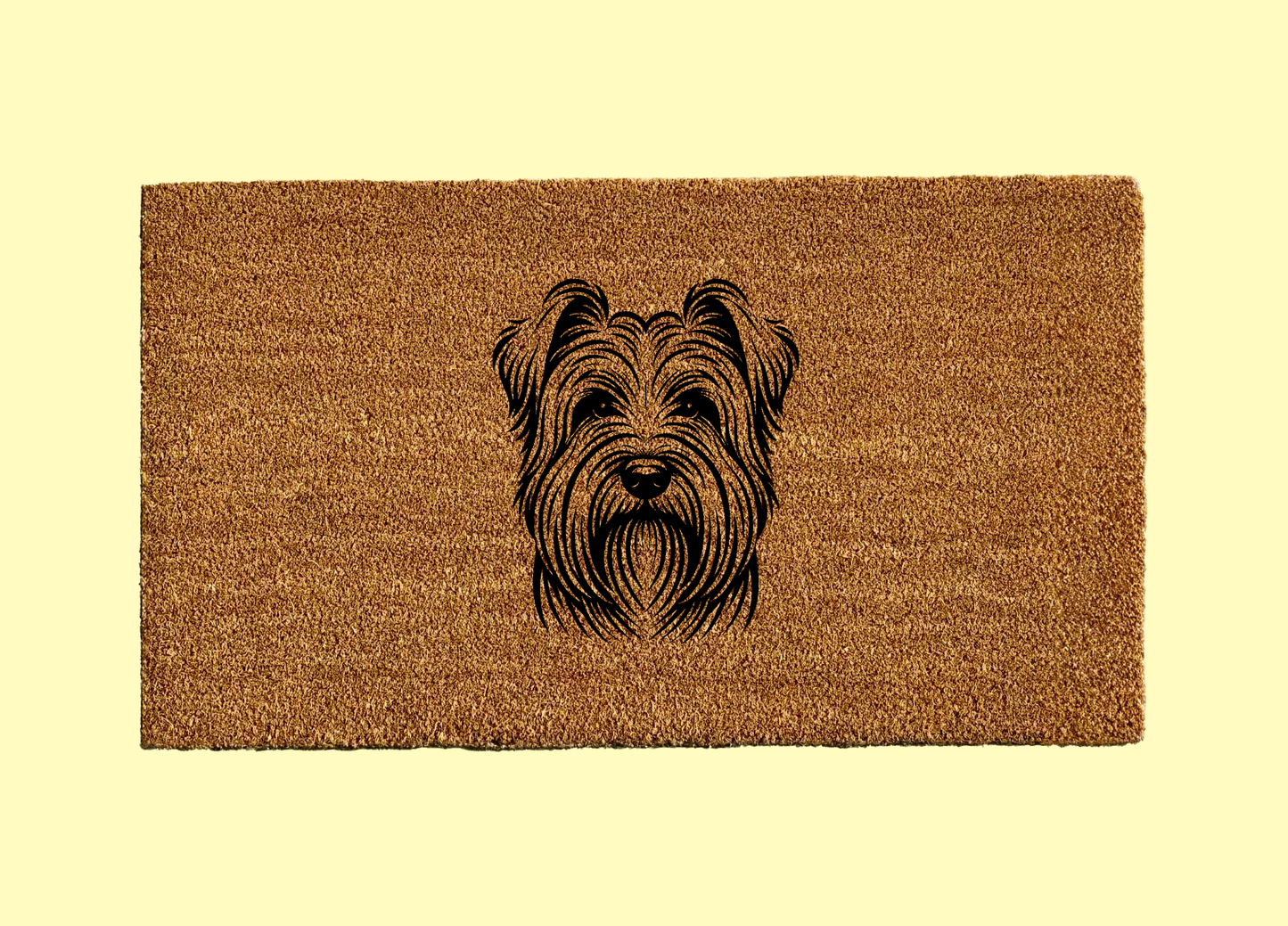 Skye Terrier Welcome Door Mat