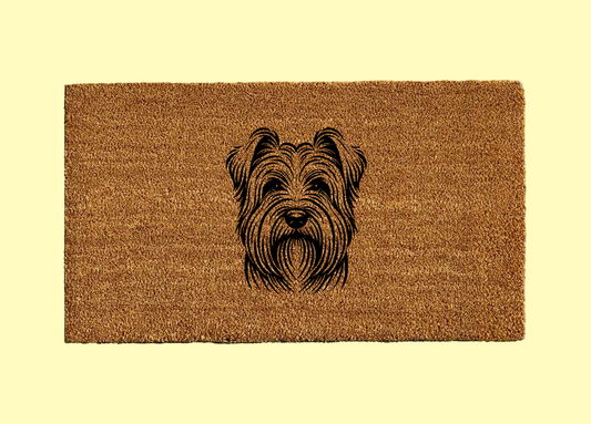 Skye Terrier Welcome Door Mat