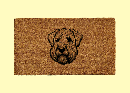 Soft Coated Wheaten Terrier Welcome Door Mat