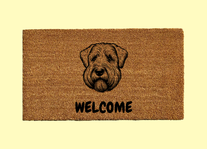 Soft Coated Wheaten Terrier Welcome Door Mat