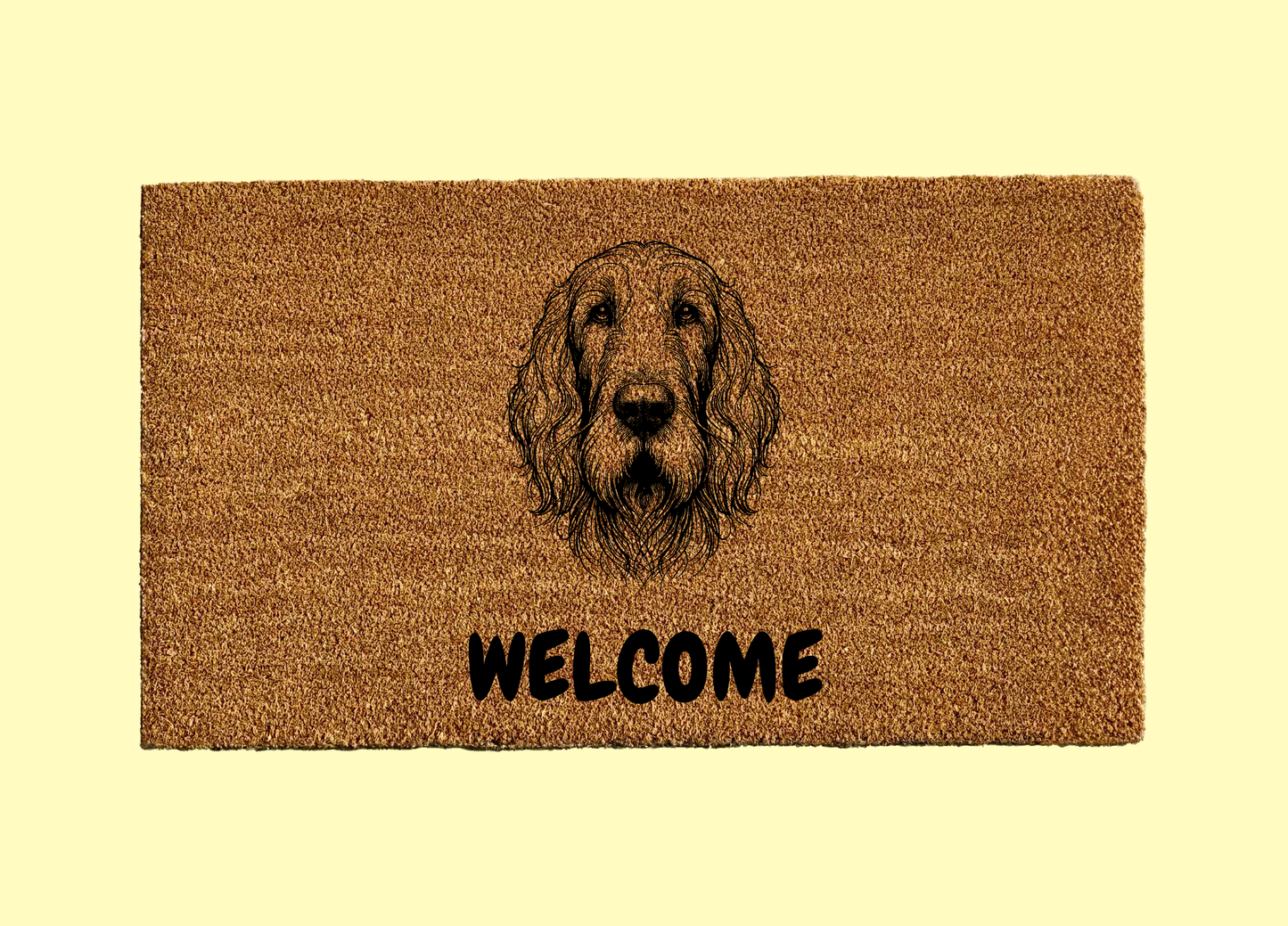 Spinone Italiano Welcome Door Mat