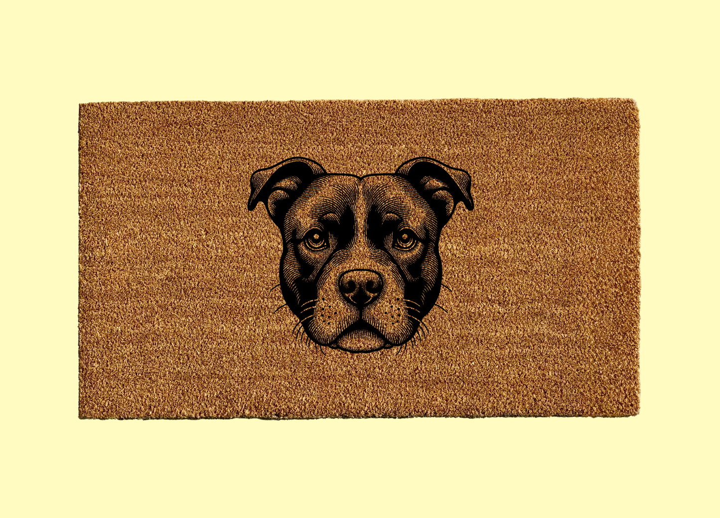Staffordshire Bull Terrier Welcome Door Mat
