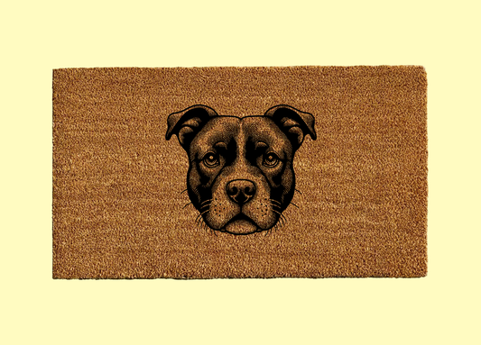 Staffordshire Bull Terrier Welcome Door Mat