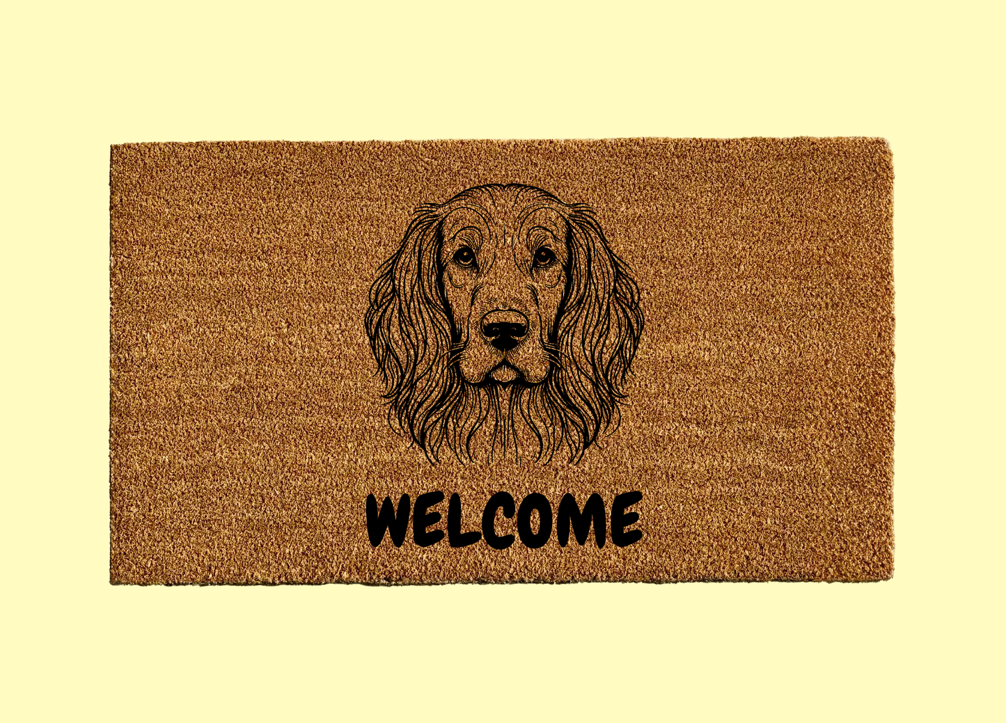 Sussex Spaniel Welcome Door Mat