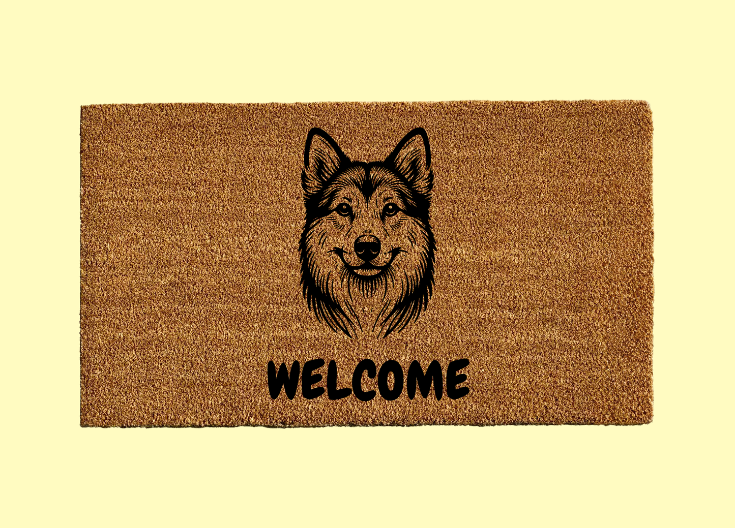 Swedish Vallhund Welcome Door Mat