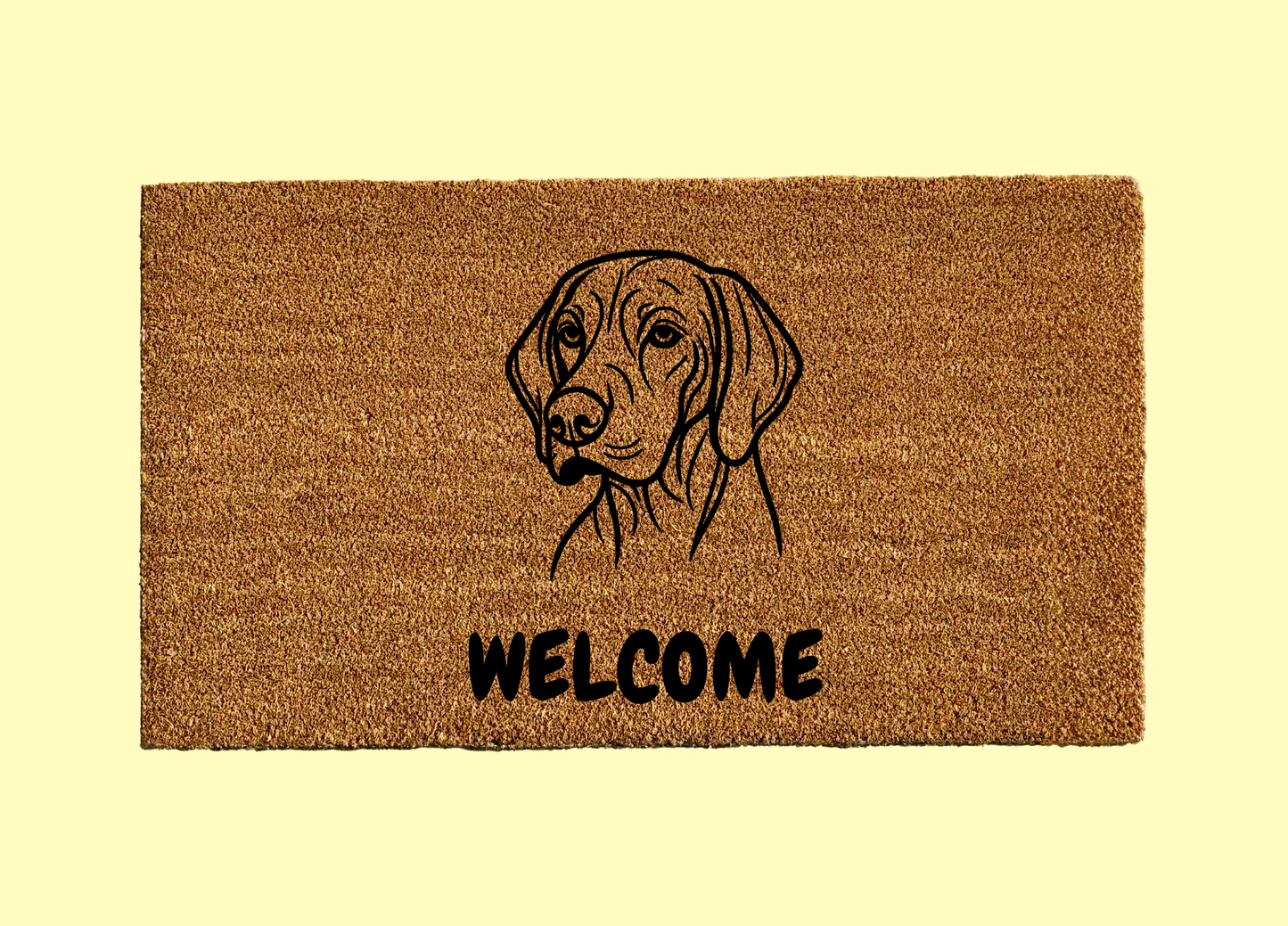 Vizsla Welcome Door Mat