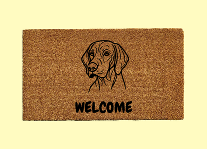 Vizsla Welcome Door Mat
