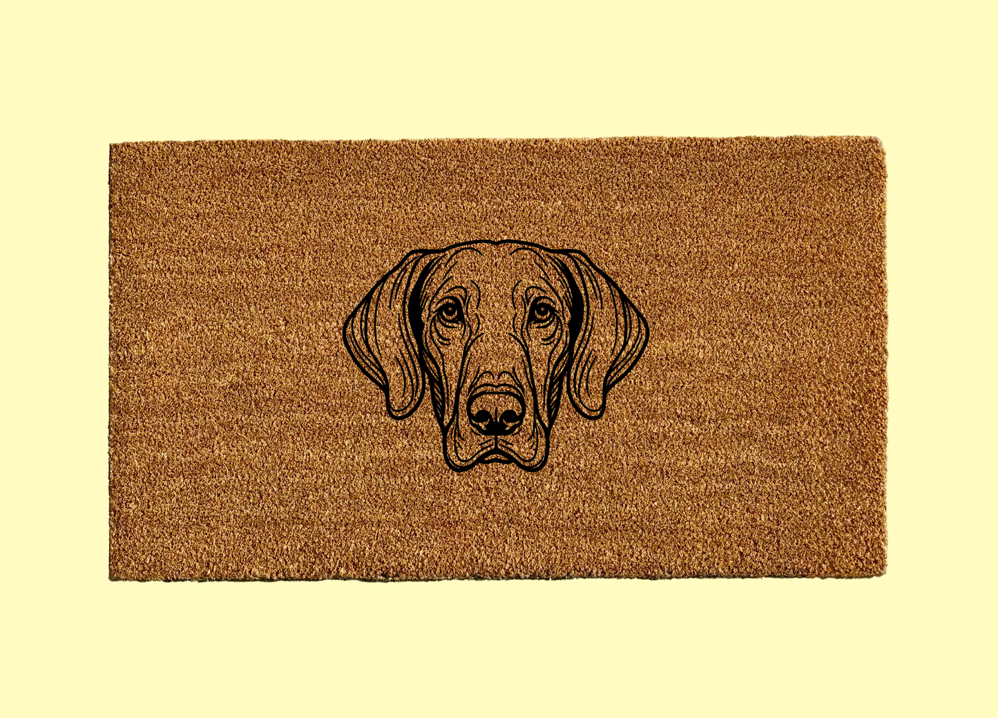 Weimaraner Welcome Door Mat