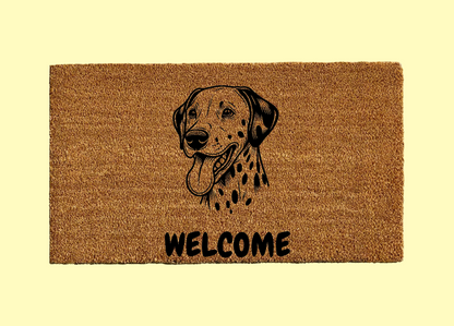 Dalmatian Welcome Door Mat
