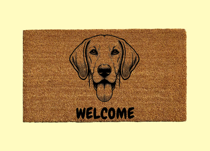 English Foxhound Welcome Door Mat