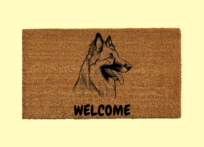 Belgian Sheepdog Welcome Door Mat
