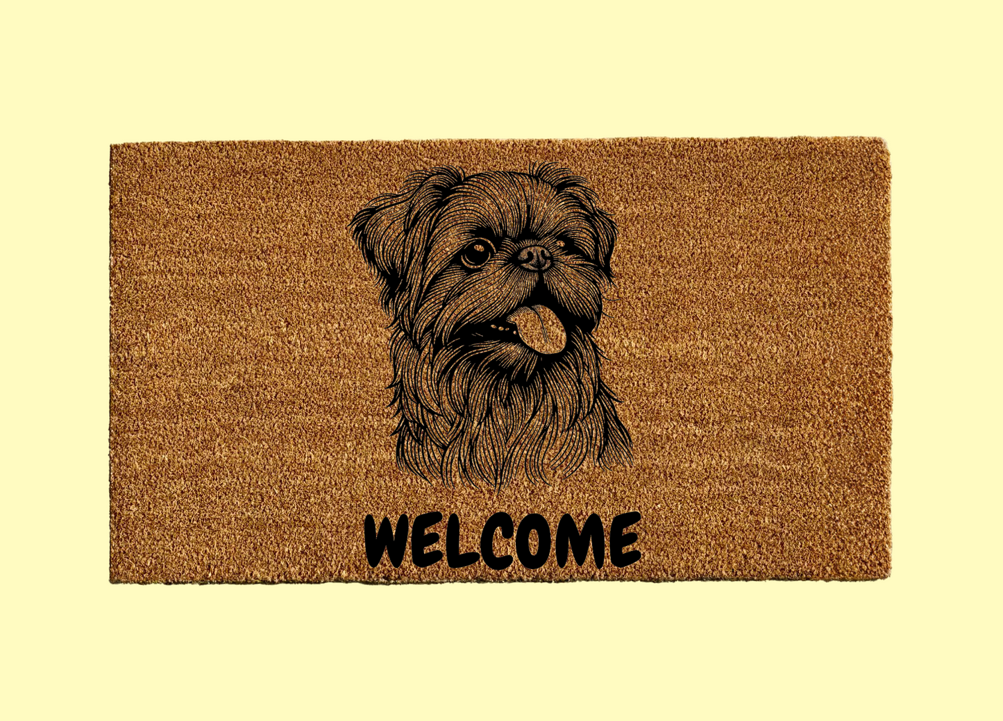 Brussels Griffon Welcome Door Mat