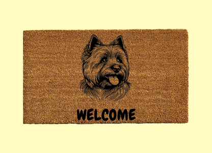 Cairn Terrier Welcome Door Mat