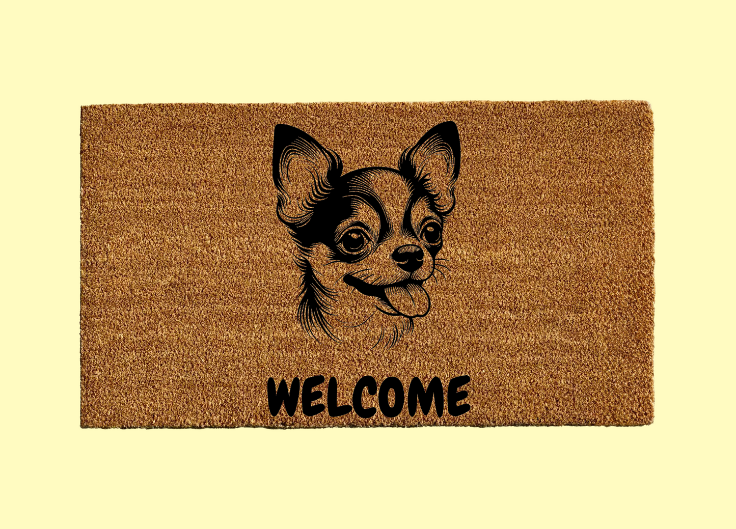 Chihuahua Welcome Door Mat