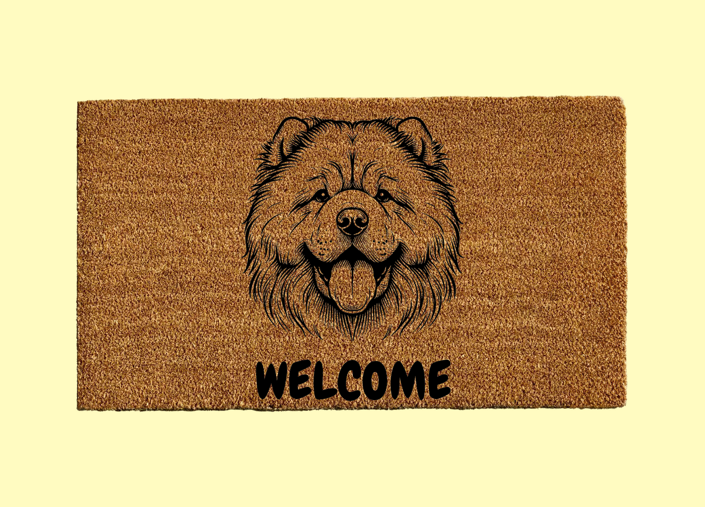 Chow Chow Welcome Door Mat