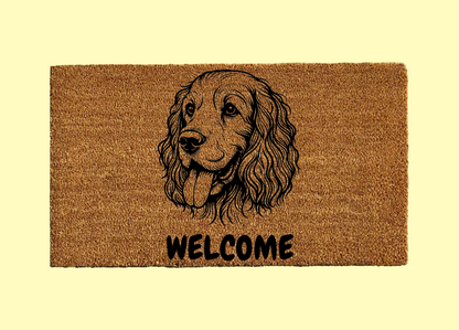 Clumber Spaniel Welcome Door Mat