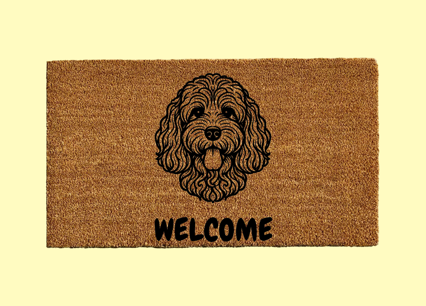 Cockapoo Welcome Door Mat