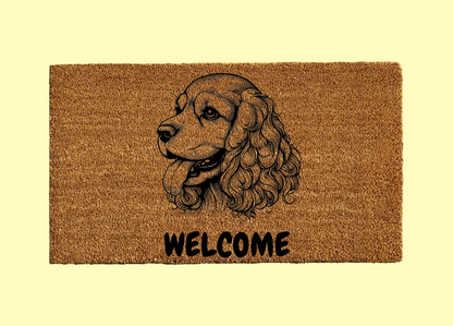 Cocker Spaniel Welcome Door Mat