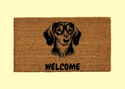 Dachshund Welcome Door Mat