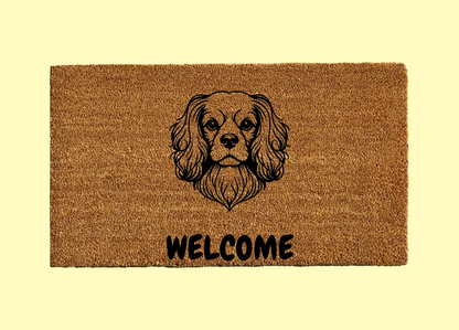 English Toy Spaniel Welcome Door Mat
