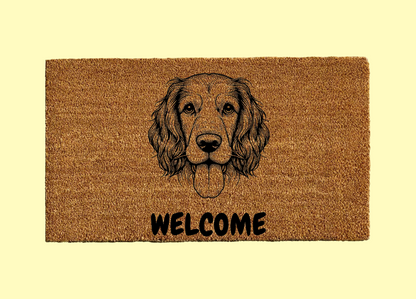 Field Spaniel Welcome Door Mat
