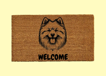 Finnish Spitz Welcome Door Mat