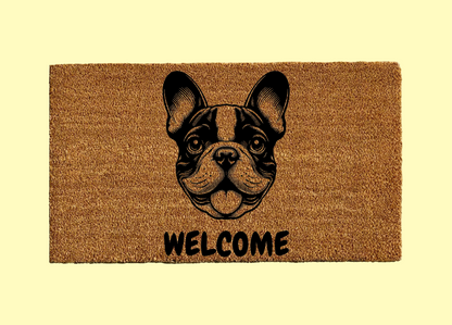 French Bulldog Welcome Door Mat