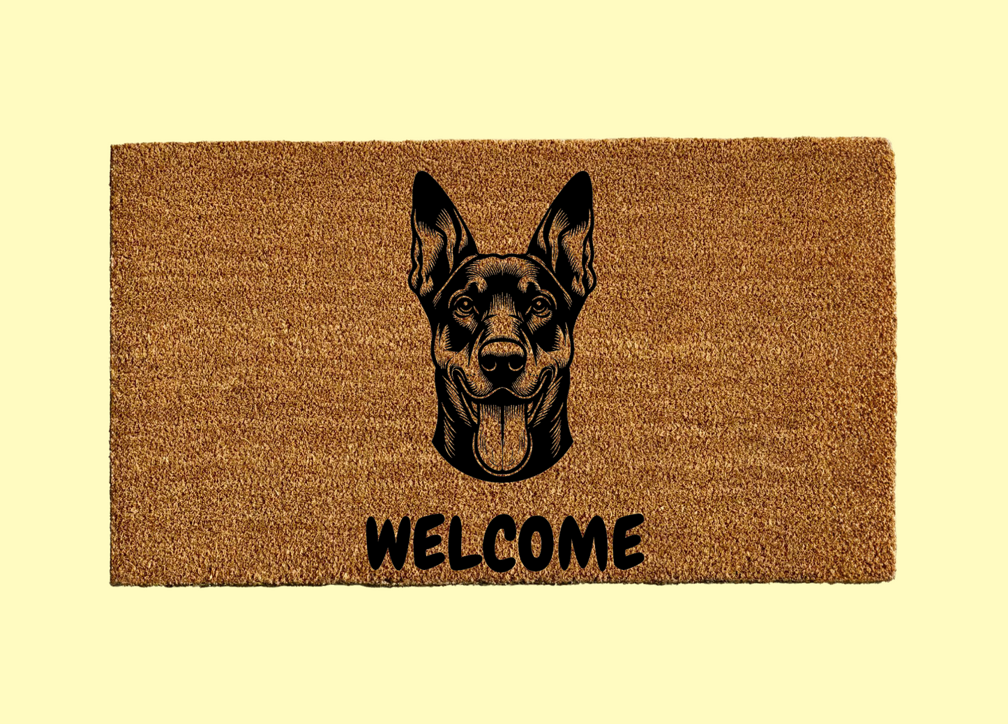 German Pinscher Welcome Door Mat