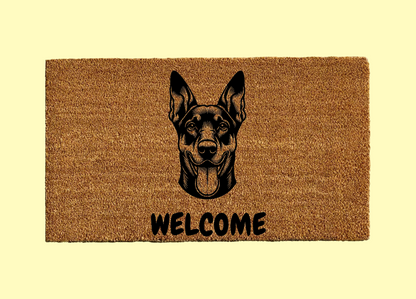 German Pinscher Welcome Door Mat