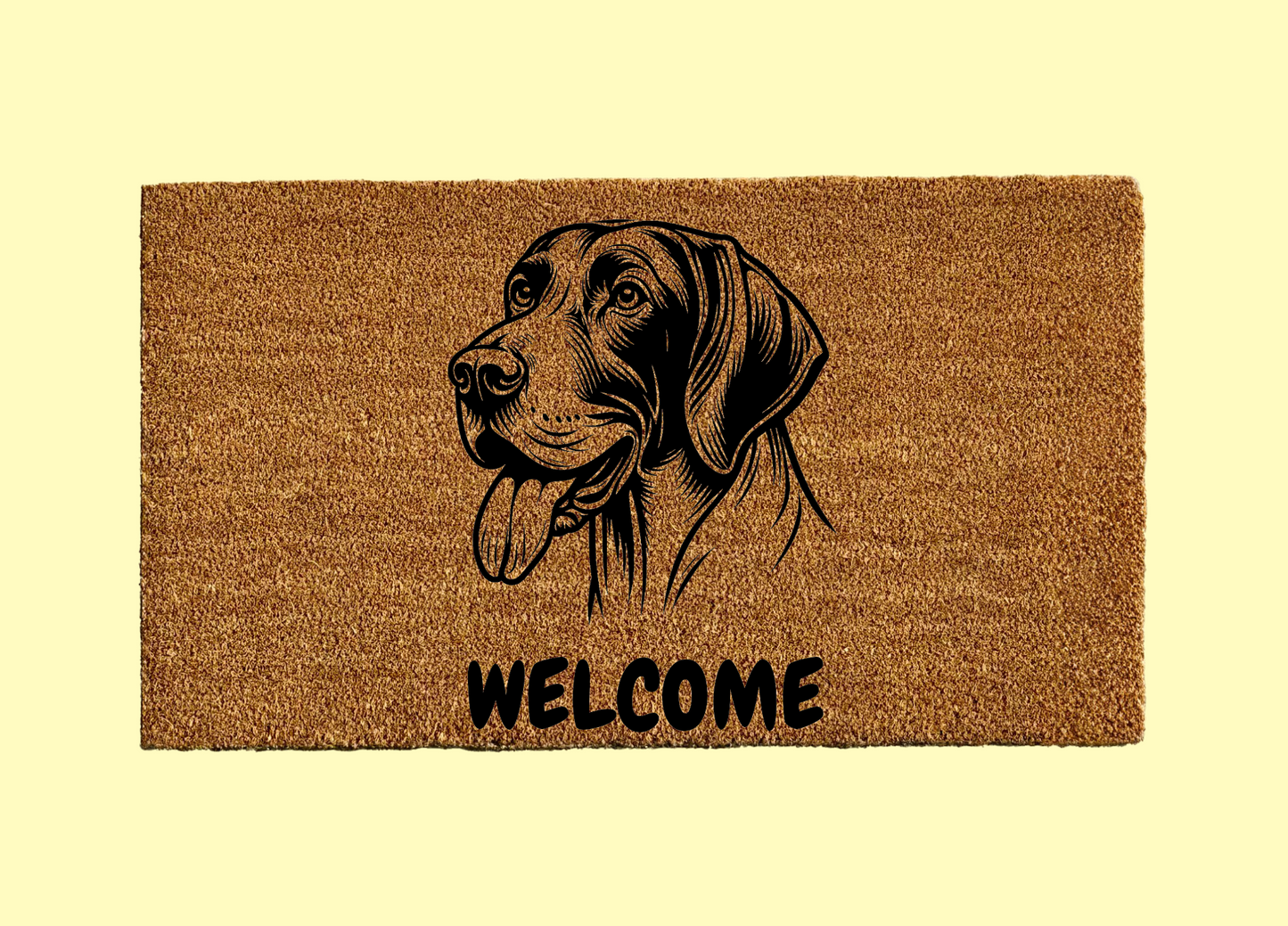 German Shorthaired Pointer(GSP) Welcome Door Mat
