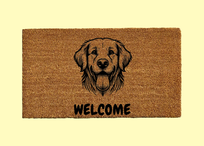 Goldador Welcome Door Mat