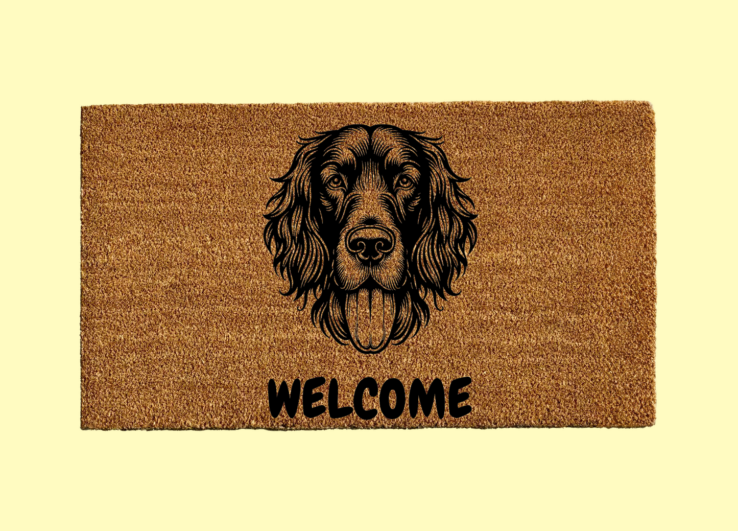 Gordon Setter Welcome Door Mat