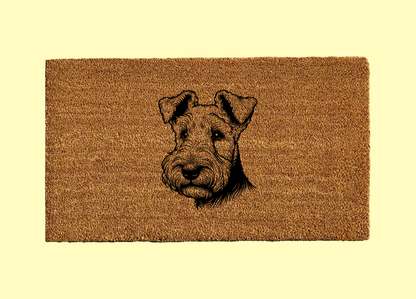 Welsh Terrier Welcome Door Mat