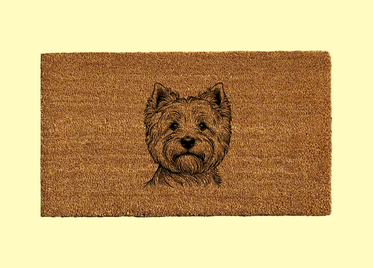 West Highland White Terrier Welcome Door Mat